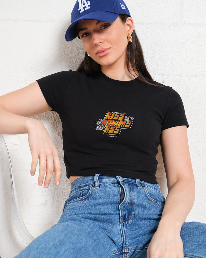 Kiss My Ass Baby Tee Graphic Baby Tee Australia Online