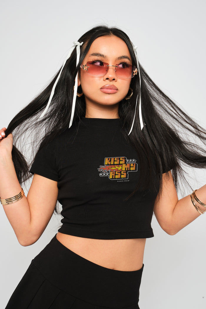 Kiss My Ass Baby Tee Graphic Baby Tee Australia Online