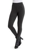 Knit Ponte Pull On Legging Charcoal Gray