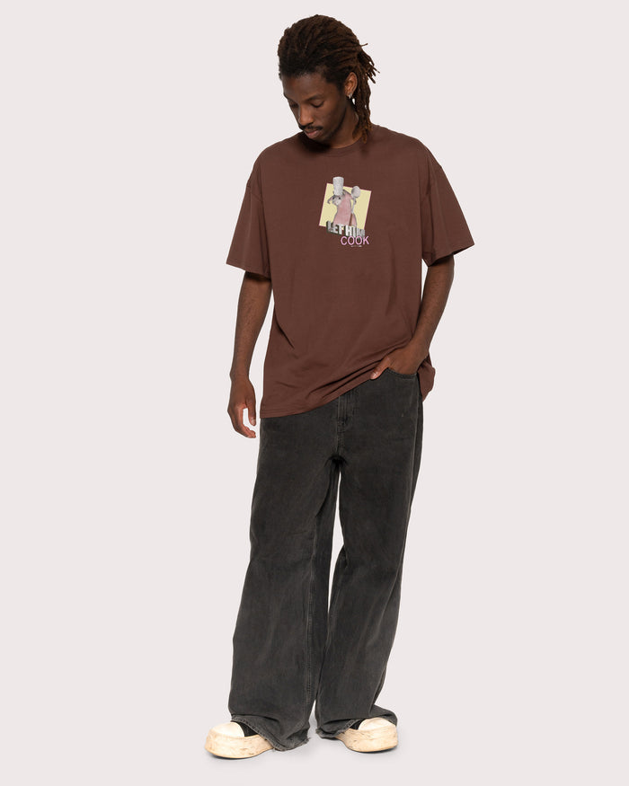 Let Him Cook Brown T-Shirt