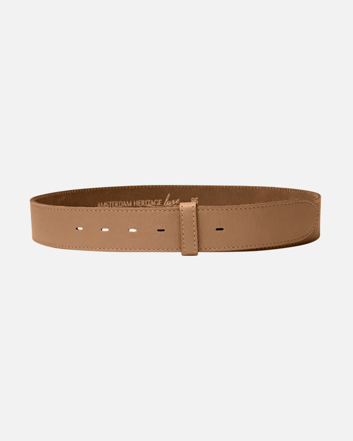 Lia | Camel Soft Leather Belt Strap