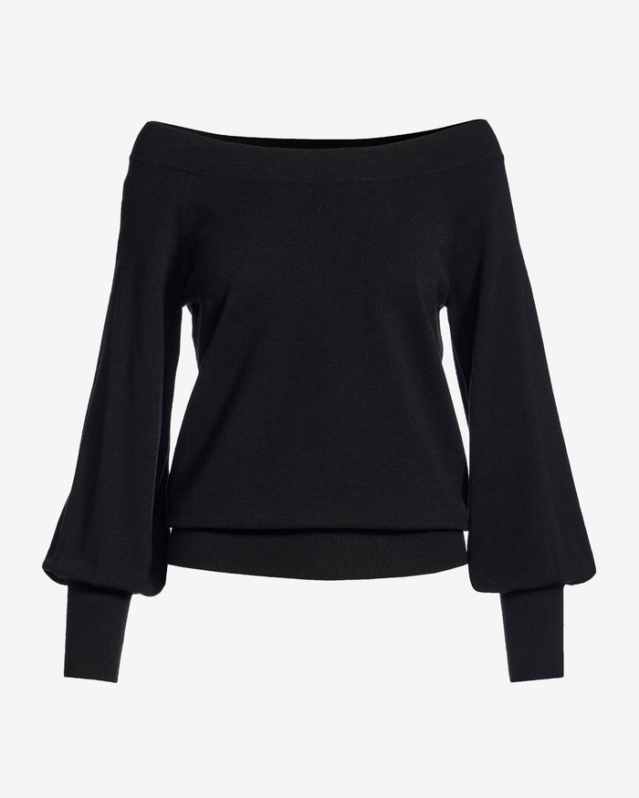 Lightweight Slouchy Sweater Proper Black