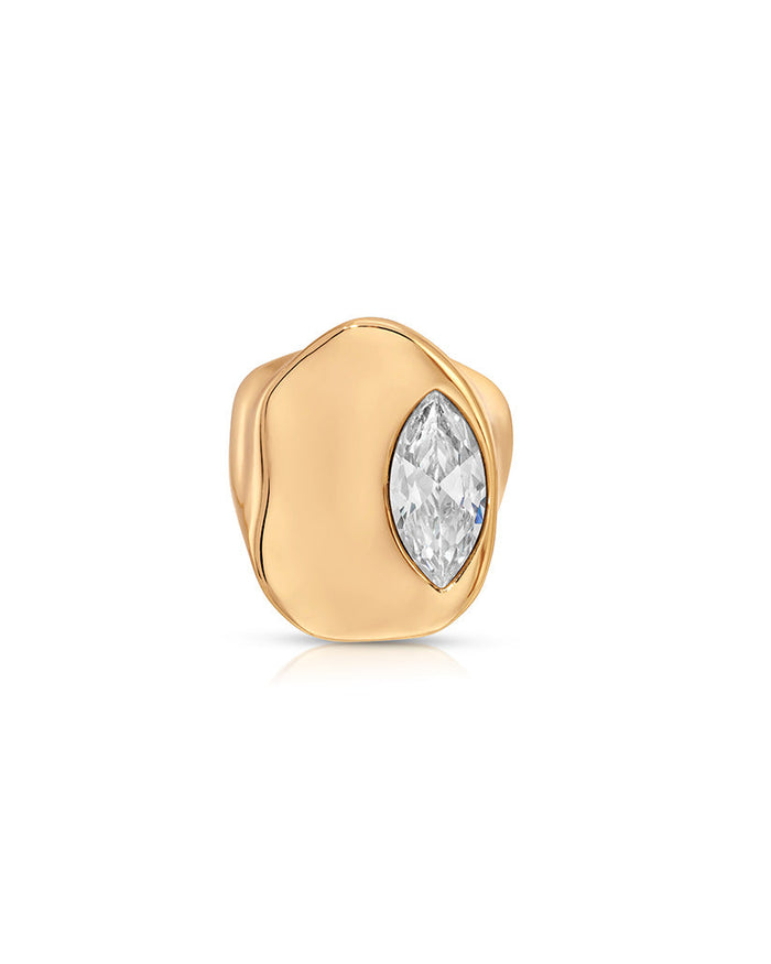 Liquid Crystal Statement Ring