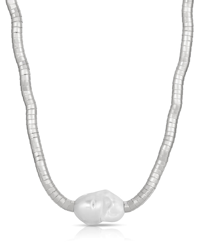 Pearl with Silver Plating / One Size