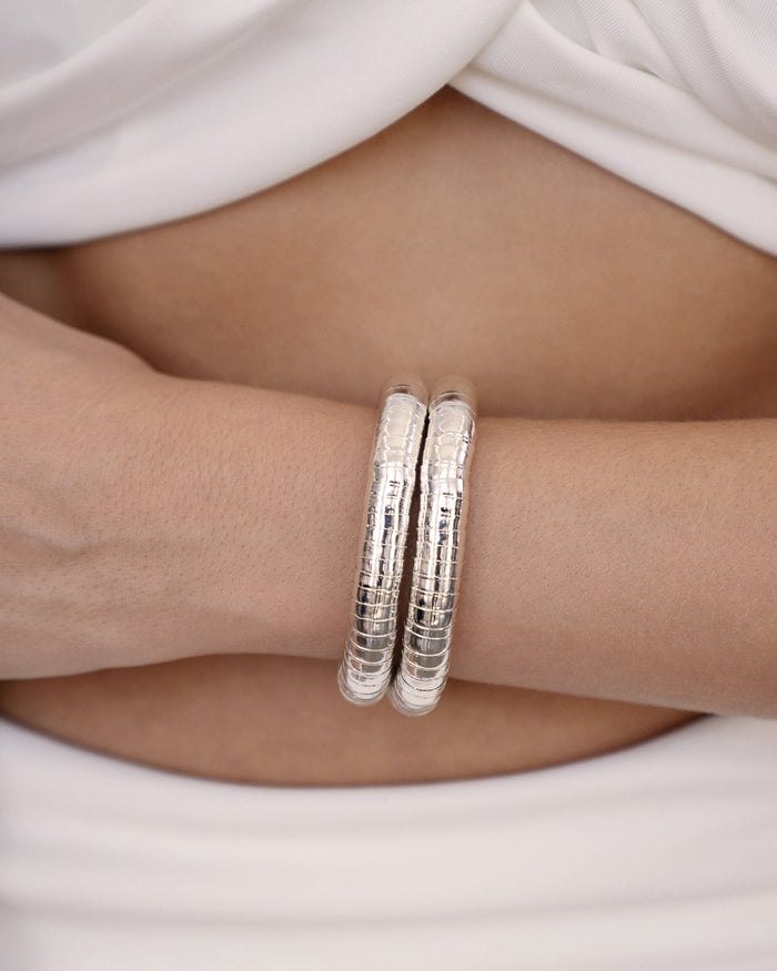 Liquid Gold Stretch Bracelet Set