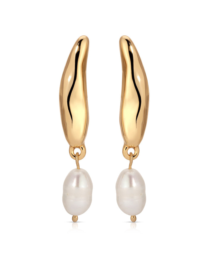Liquid Luxe Pearl Earrings