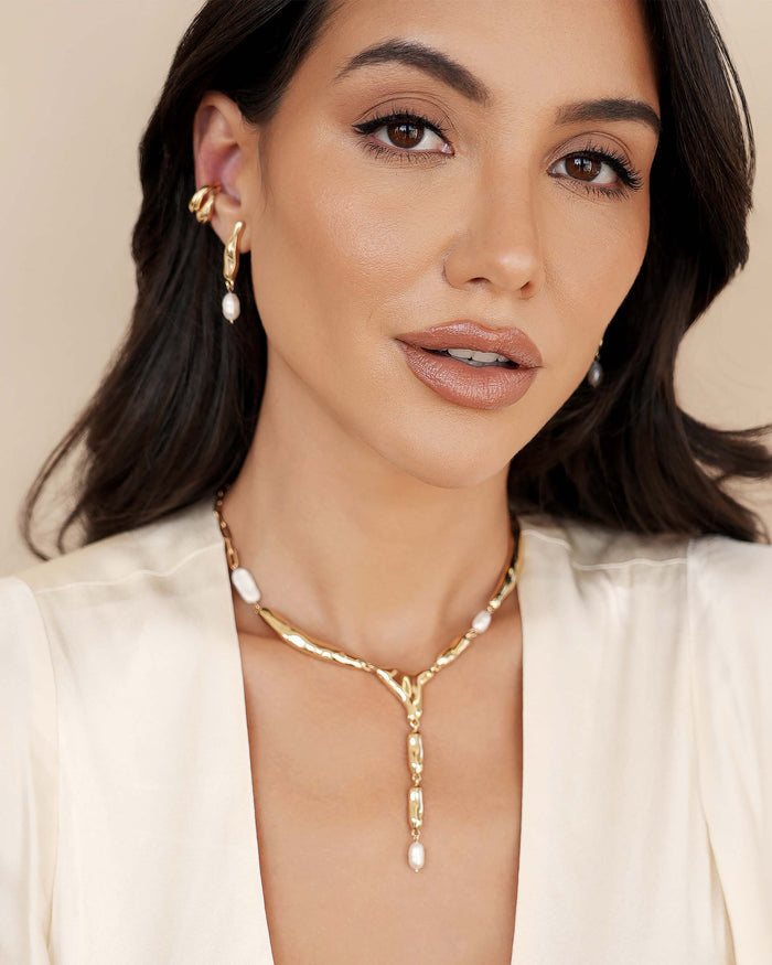 Liquid Luxe Pearl Earrings