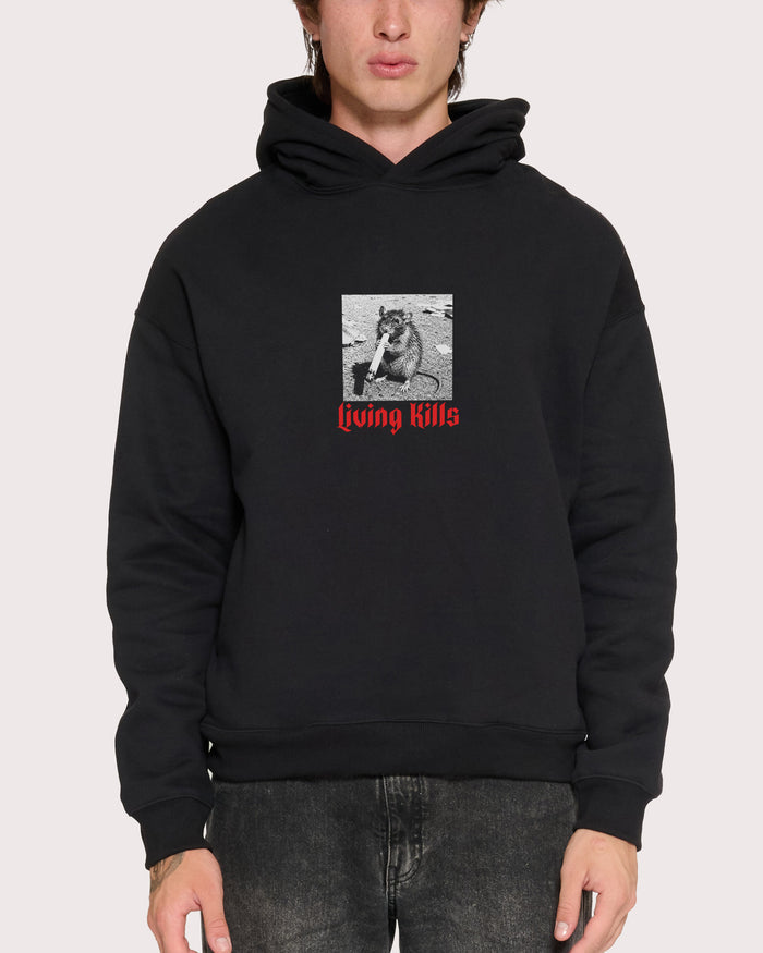Living Kills Black Hoodie