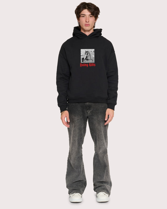Living Kills Black Hoodie