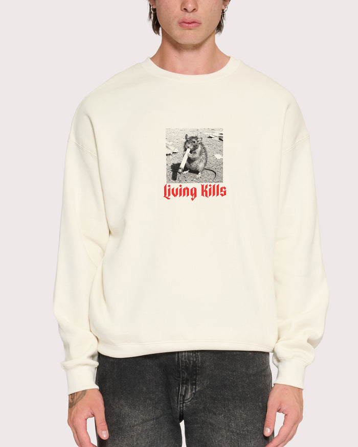 Living Kills Natural Sweatshirt