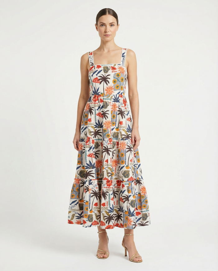 Lizzie Dress In Riviera