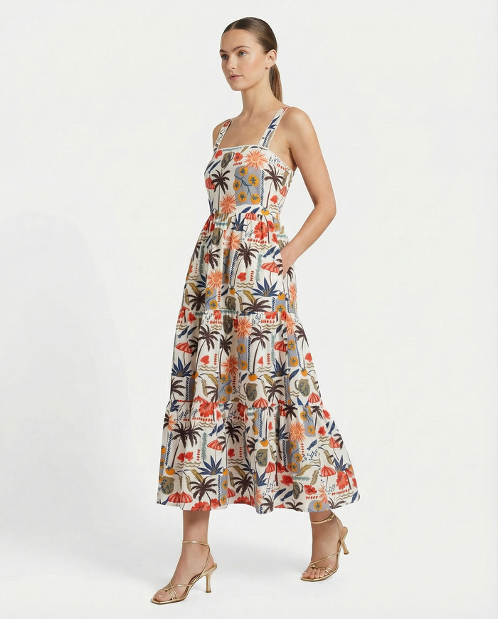 Lizzie Dress In Riviera