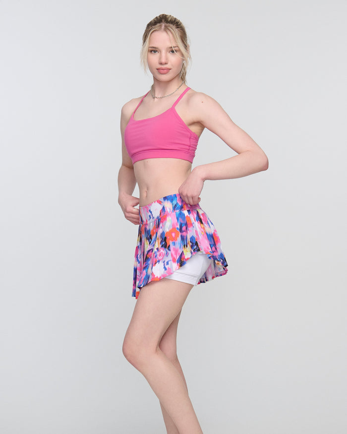 Lola Pleated Pickleball Skort – Asymmetric Court Skort | 2025 Pickleball Fashion