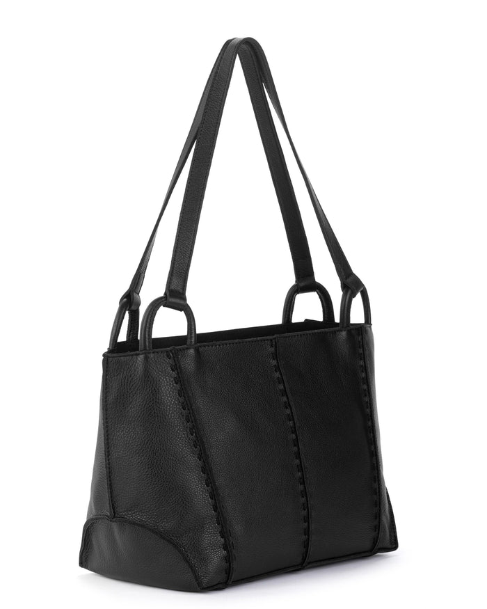 Los Feliz Satchel - Leather - Black