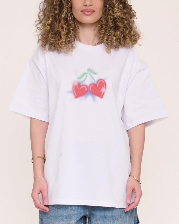 Love Cherry Oversized Tee