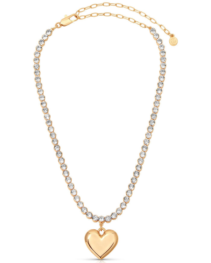 Luminous Love Tennis Necklace