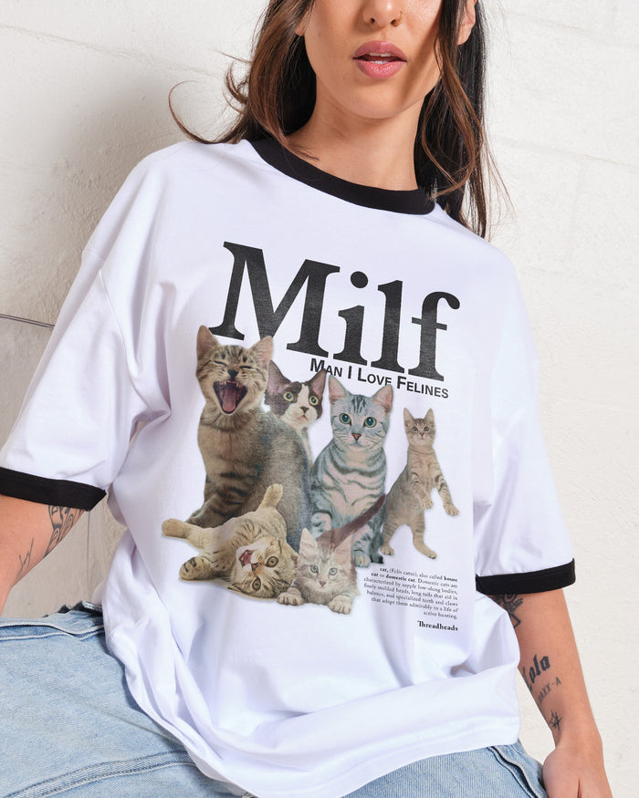 Man I Love Felines T-Shirt Australia Online
