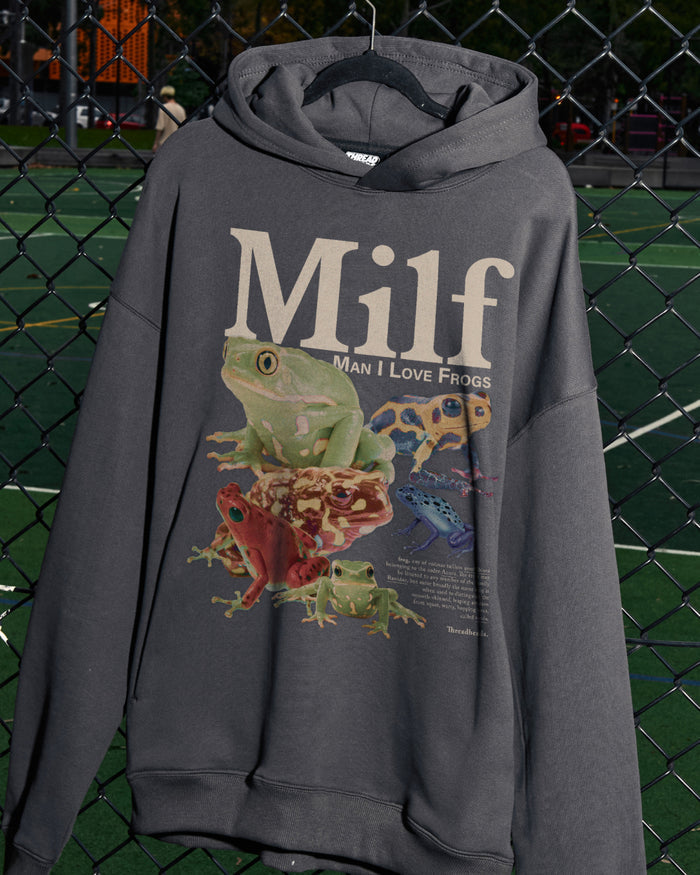 Man I Love Frogs Hoodie