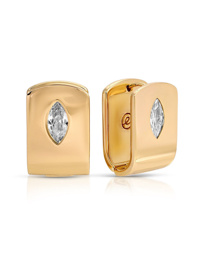 Marquise Crystal Huggies