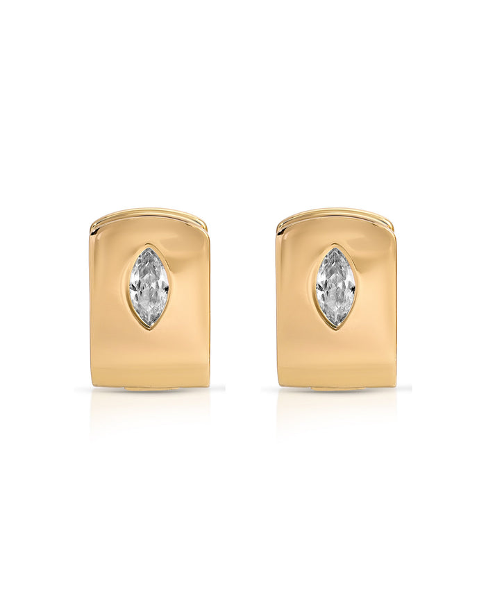 Marquise Crystal Huggies
