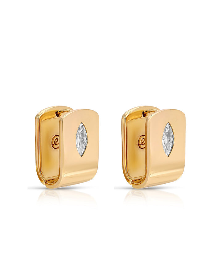 Marquise Crystal Huggies