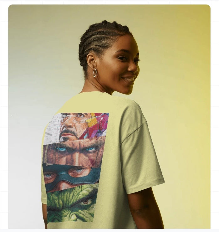 Marvel Comics Unisex Oversized Standard T-Shirt