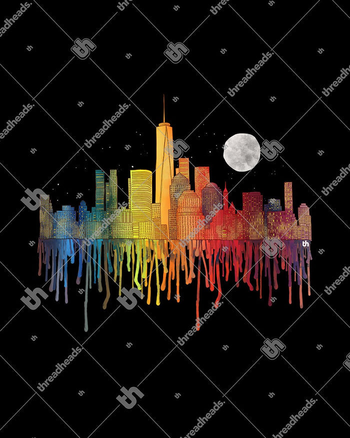 Melting Cityscapes T-Shirt Australia Online