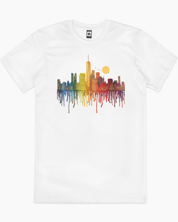 Melting Cityscapes T-Shirt Australia Online
