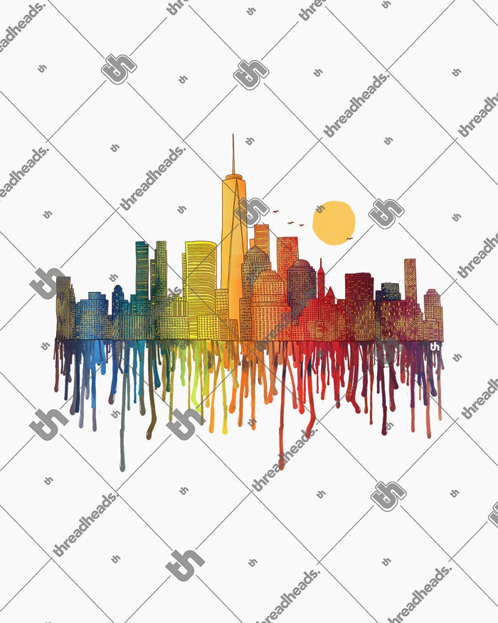 Melting Cityscapes T-Shirt Australia Online