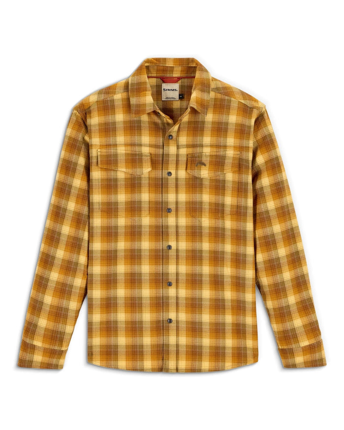 11896-1355-Ms-Gallatin-Flannel-LS-Shirt-Pinboard-F25-Front Kennebec Plaid: Sandbar
