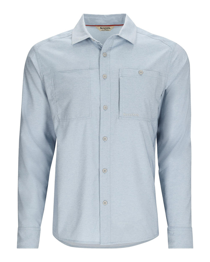 13643-881-Simms-Challenger-LS-Shirt-Mannequin-S24-Front Steel Blue
