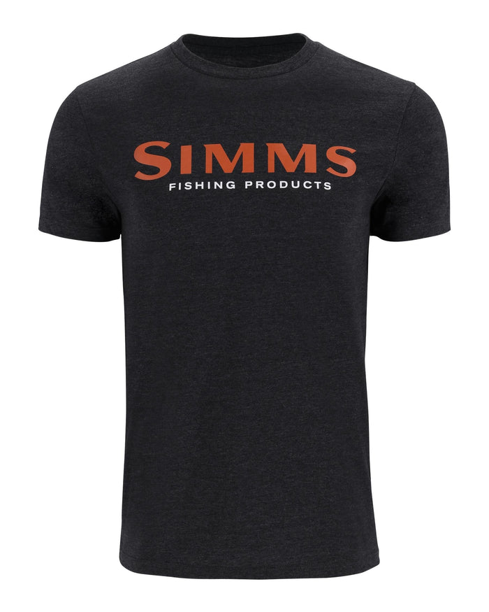 simms-logo-t-shirt-s19-2 Dark Gunmetal Heather