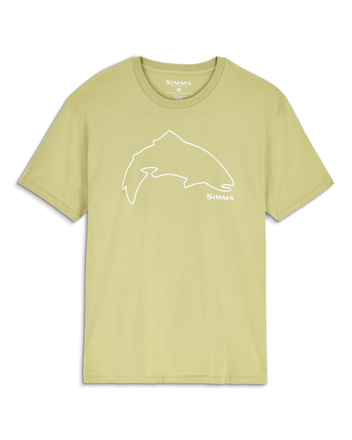 13519-1347-Ms-Trout-Outline-T-Shirt-Pinboard-F25-Front Tent Green