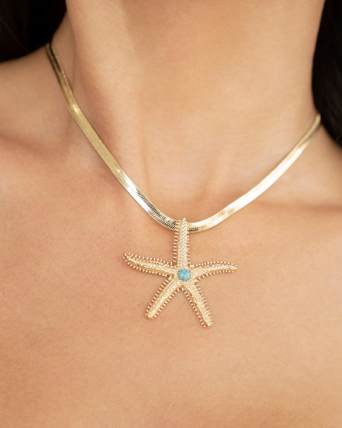 Mermaid Cove Starfish Necklace