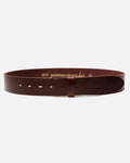 Mia | Brown Smooth Leather Belt Strap