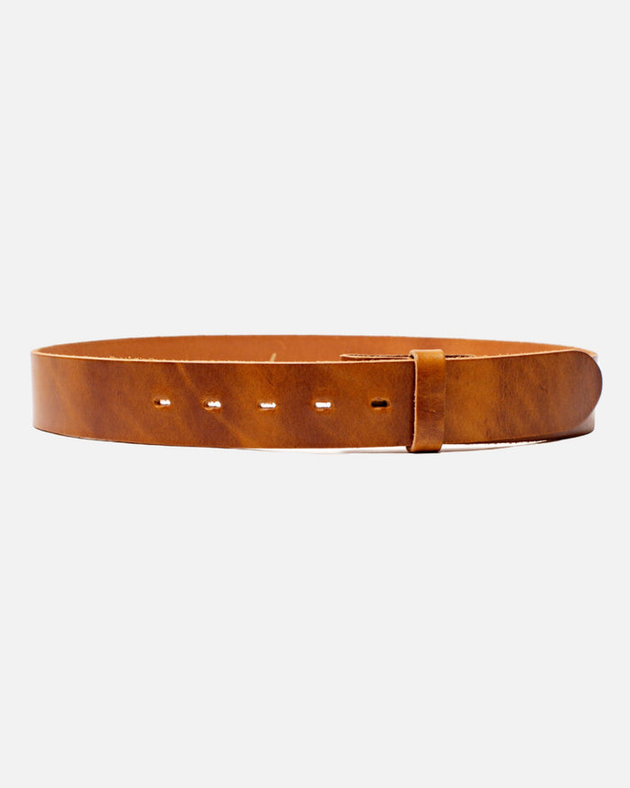 Mia | Camel Smooth Leather Belt Strap