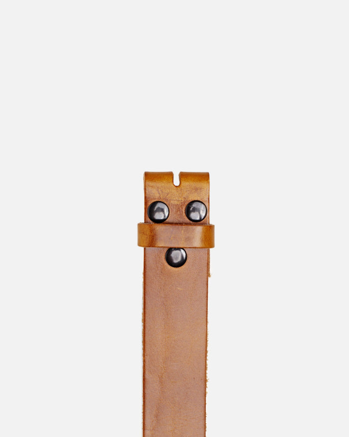 Mia | Camel Smooth Leather Belt Strap