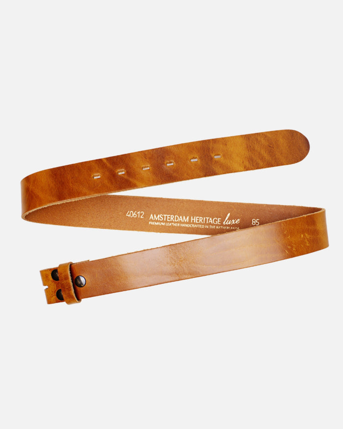 Mia | Camel Smooth Leather Belt Strap