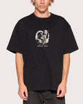 Milk Makes My Tummy Hurt Black Oversized Tee