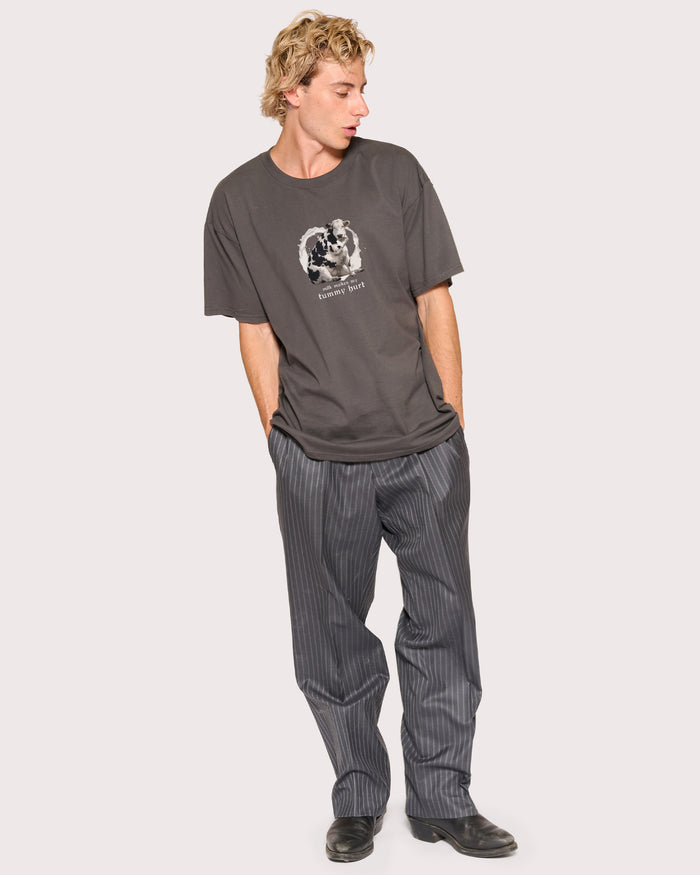Milk Makes My Tummy Hurt Charcoal T-Shirt
