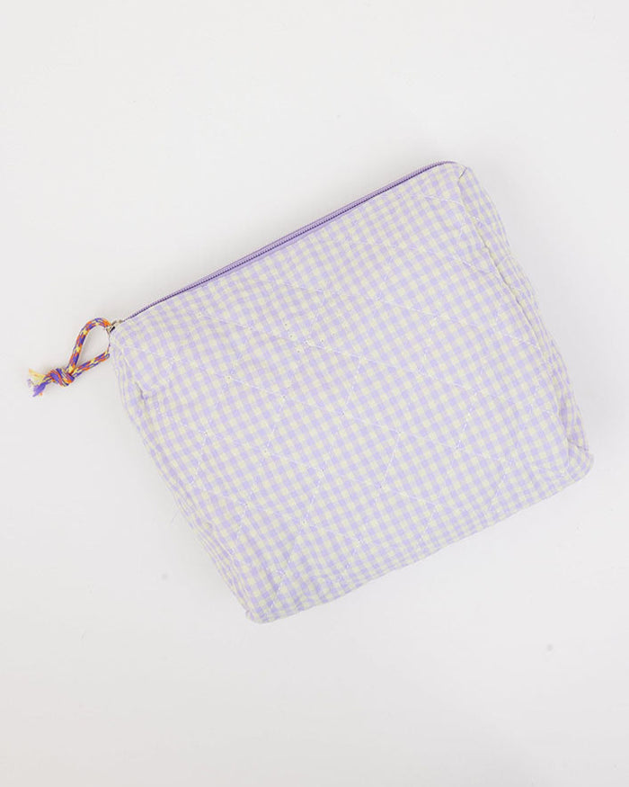 Mini Zip Check Bag