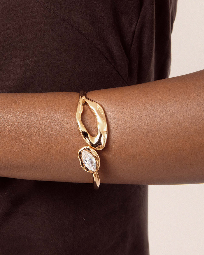 Molten Marquise Cuff