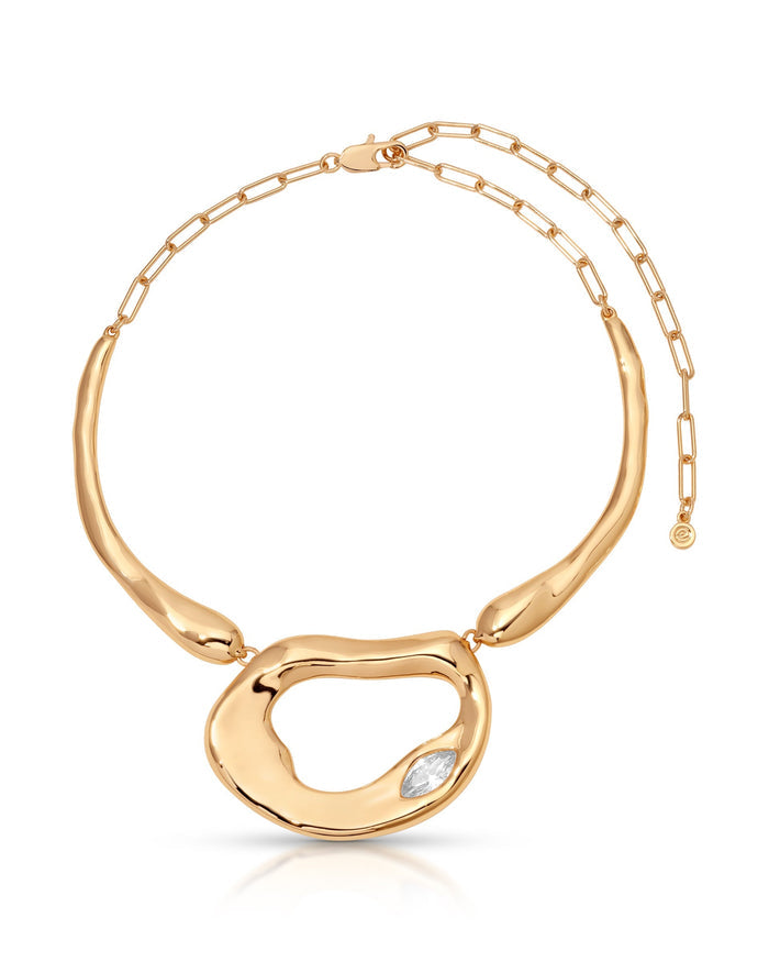Molten Marquise Necklace