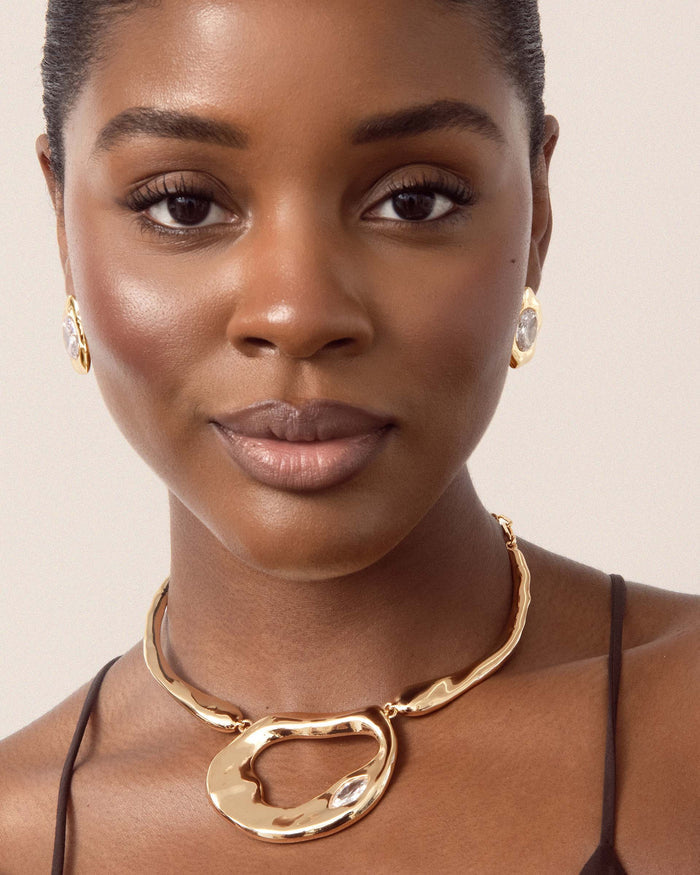 Molten Marquise Necklace