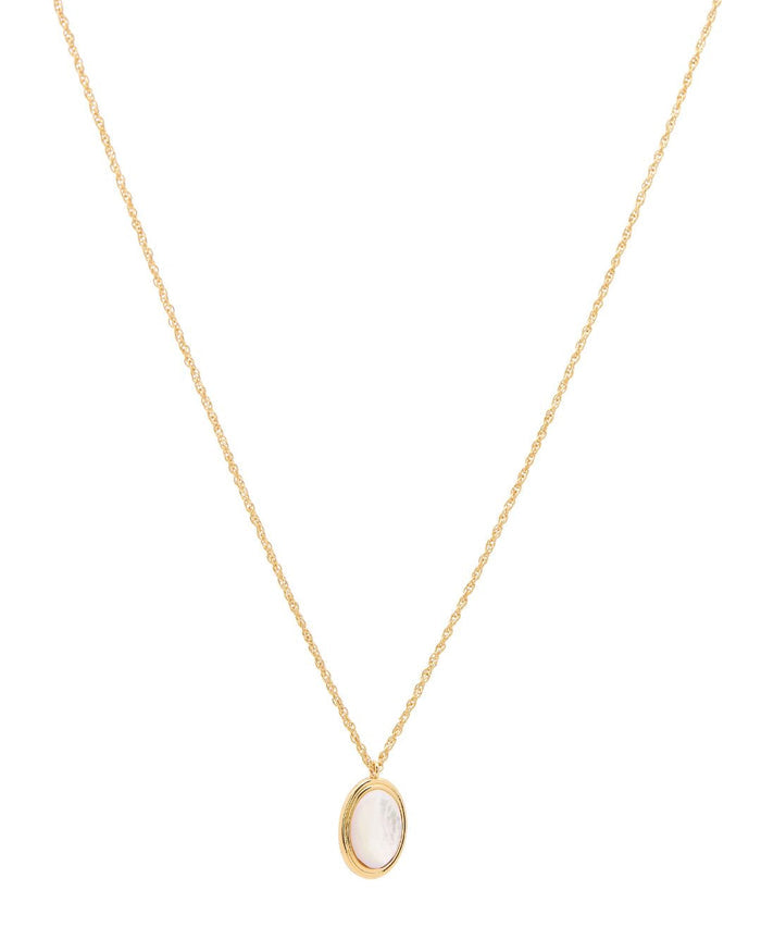 MOTHER-OF-PEARL OLIVIA NECKLACE