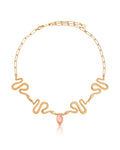 Mother of Pearl Serpentina Snake Choker