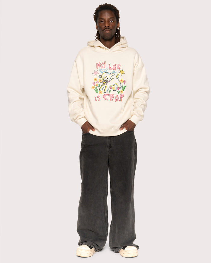 My Life is Crap Natural Hoodie