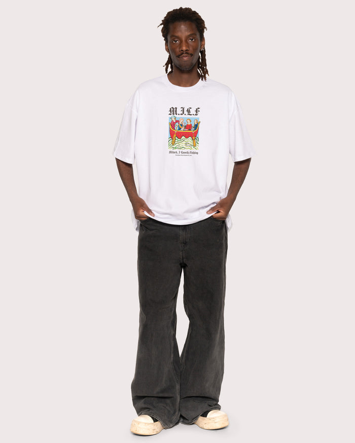 My Life is Crap White Oversized Tee