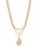Nautilus Shell Pendant Layered Necklace