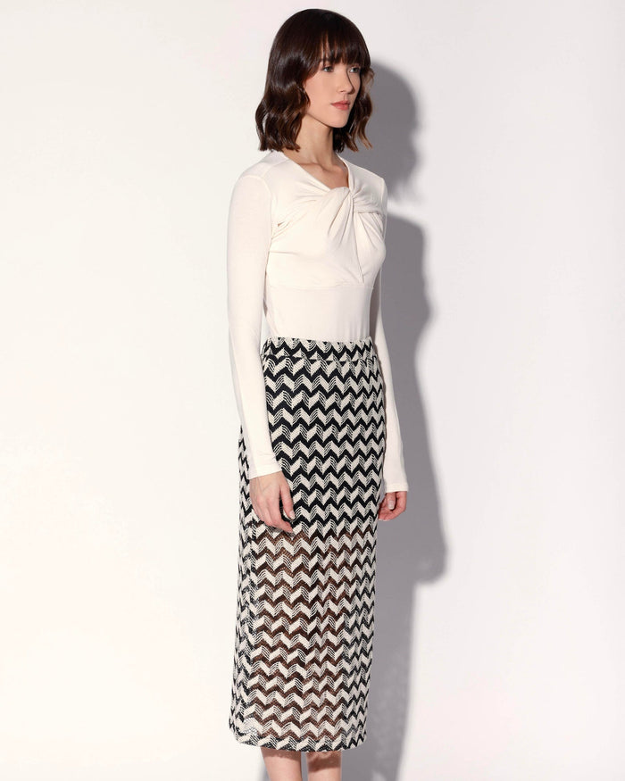 Nelle Skirt, Chevron Crochet